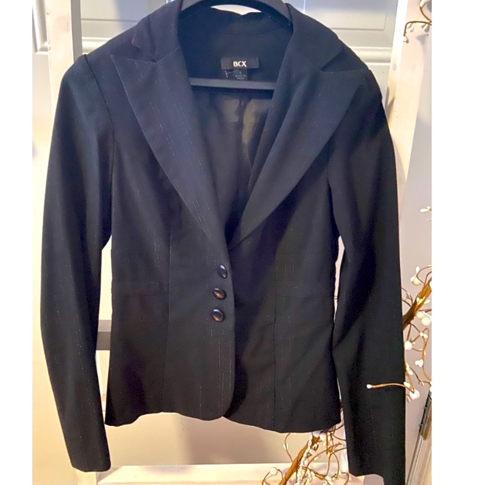 BCX Black blazer suit jacket Size SMALL